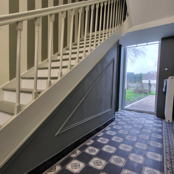 Peinture d'escalier